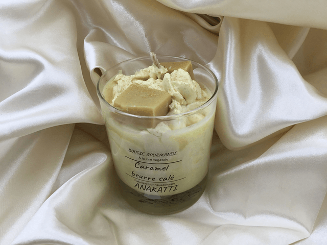 Bougie gourmande caramel beurre salé