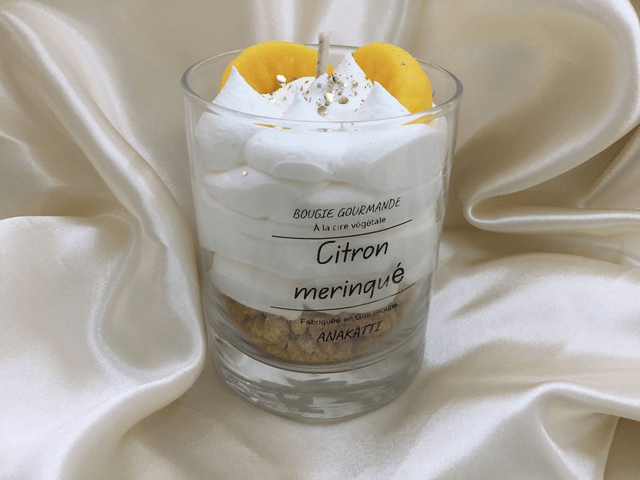 Bougie gourmande "Citron Meringué"