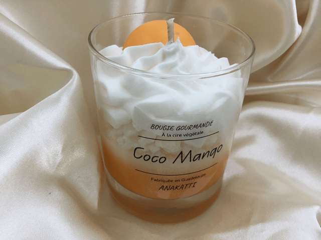 Bougie gourmande "Coco-Mango" 