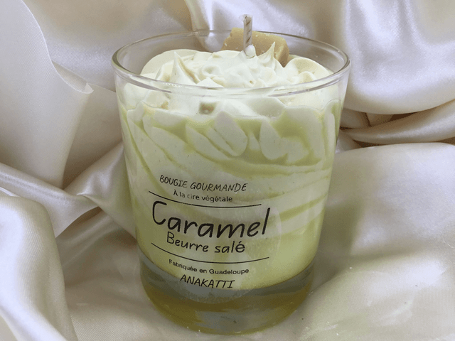 Bougie gourmande caramel beurre salé