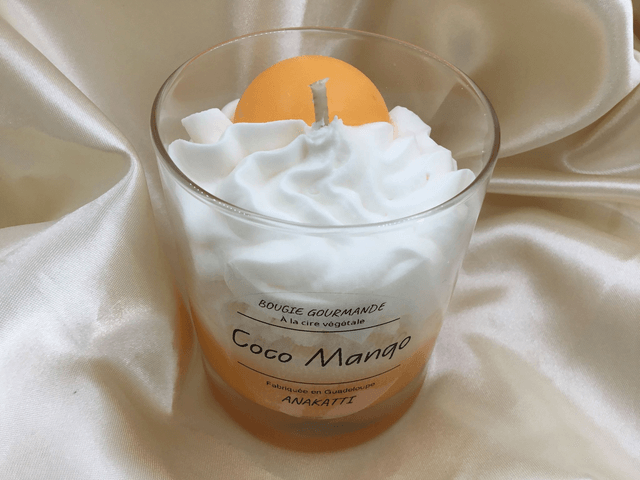 Bougie gourmande "Coco-Mango" 