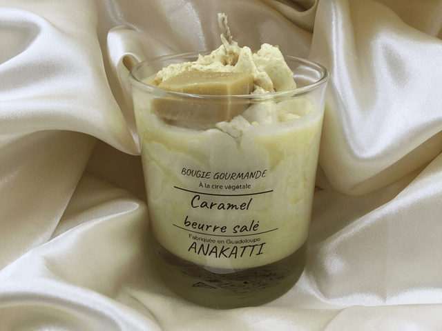 Bougie gourmande caramel beurre salé