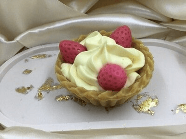 Fondant tartelette &quot;Fraise des bois&quot;